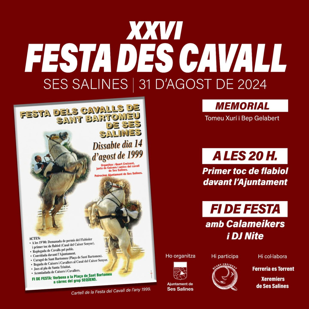 XXVI FESTA DEL CAVALL DE SES SALINES 