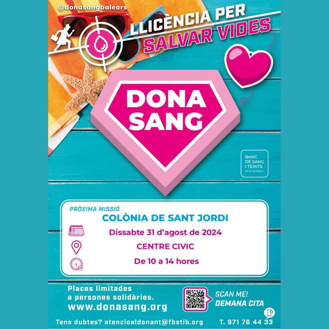 DONATS DE SANG A LA COLÒNIA