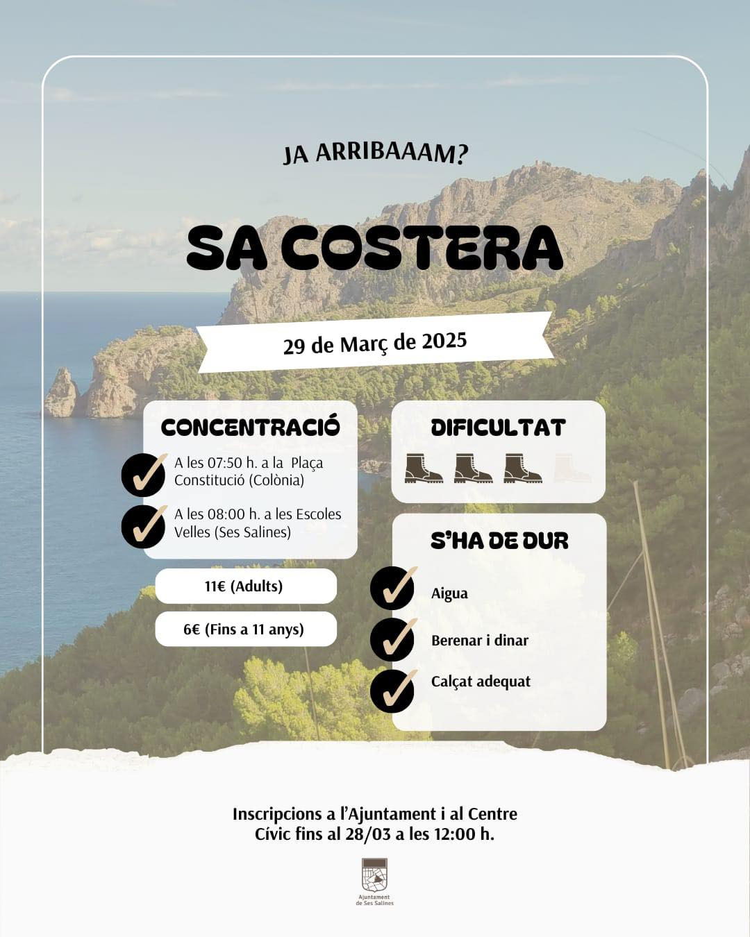 EXCURSIÓ A SA COSTERA