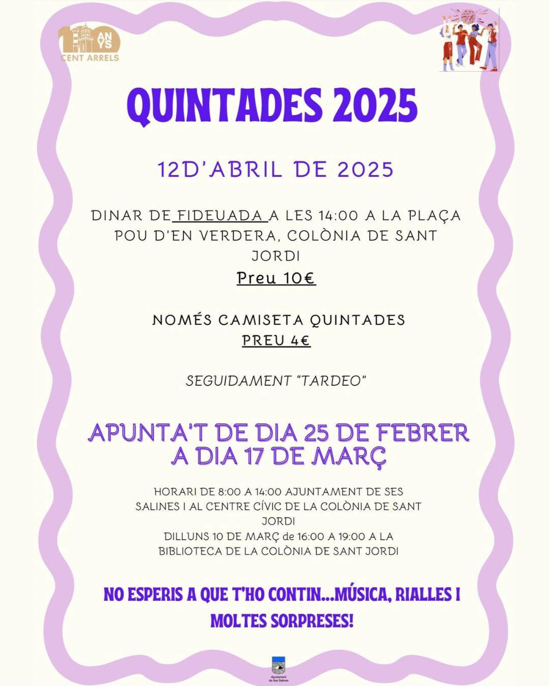 QUINTADES 2025