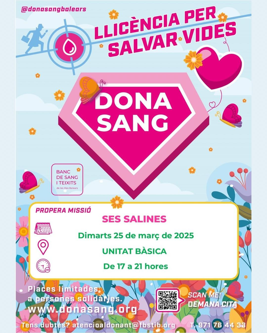 DONACIÓ DE SANG A SES SALINES
