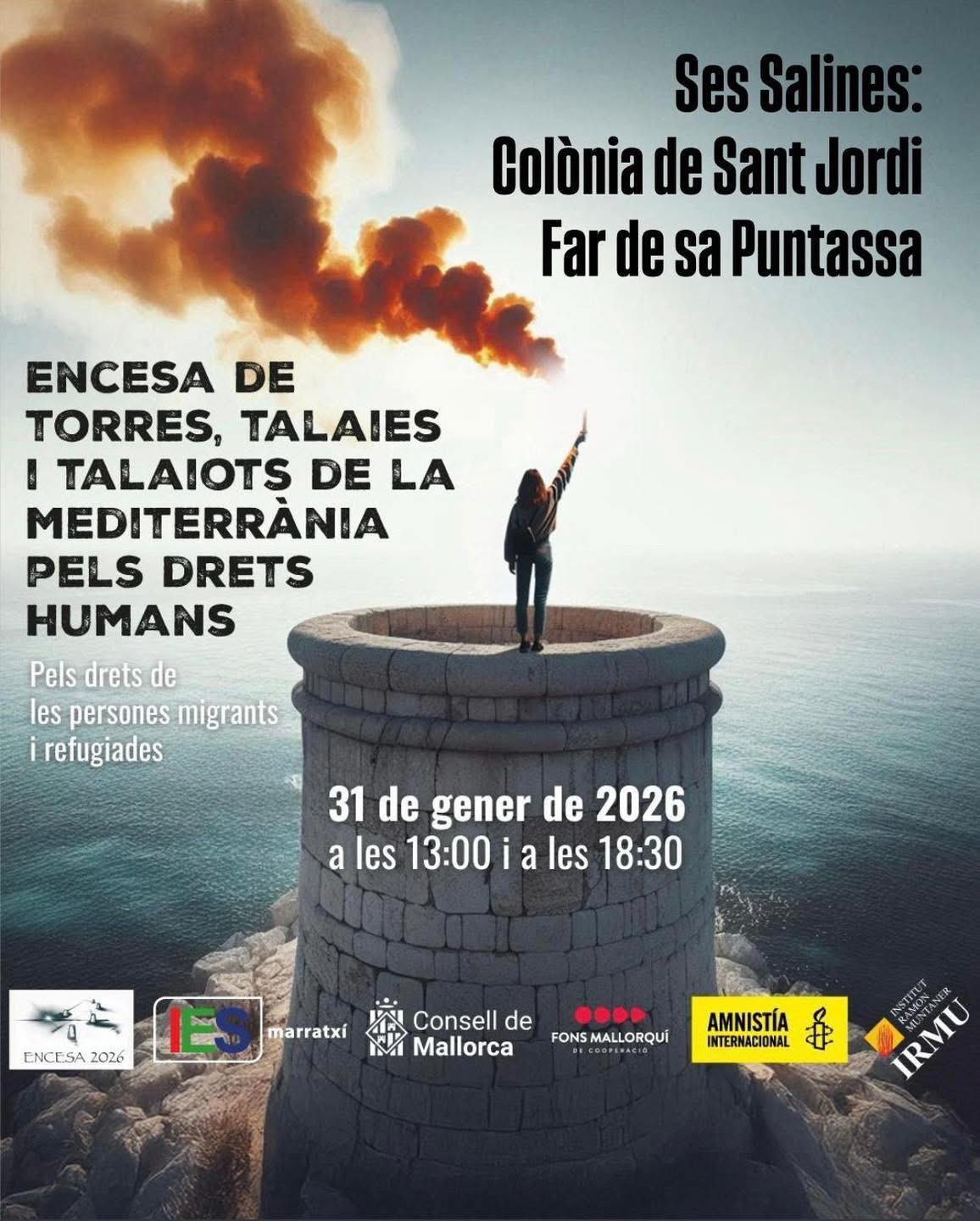 Encesa de torres, talaies i talaiots pels Drets Humans