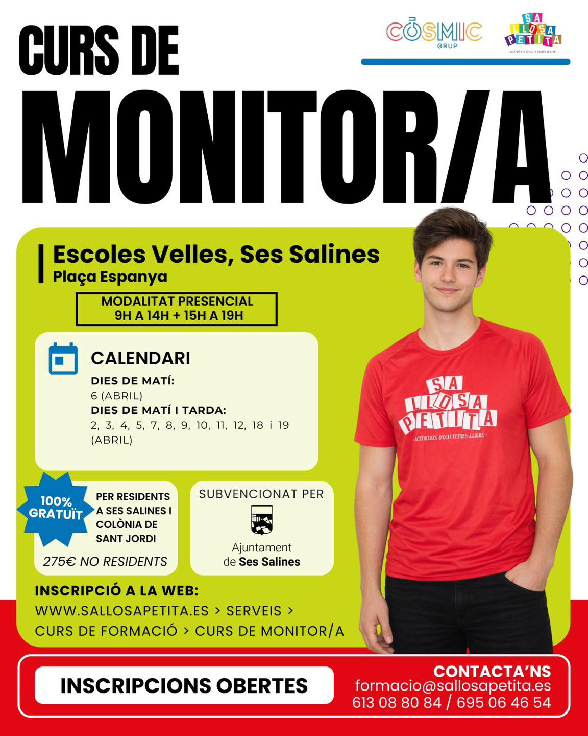 Curs oficial de monitor/a d’oci i temps lliure