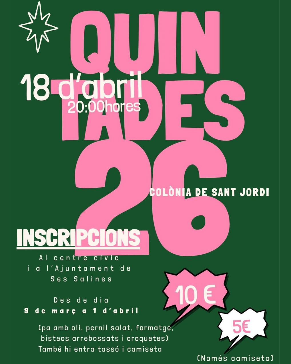 Quintades 2026