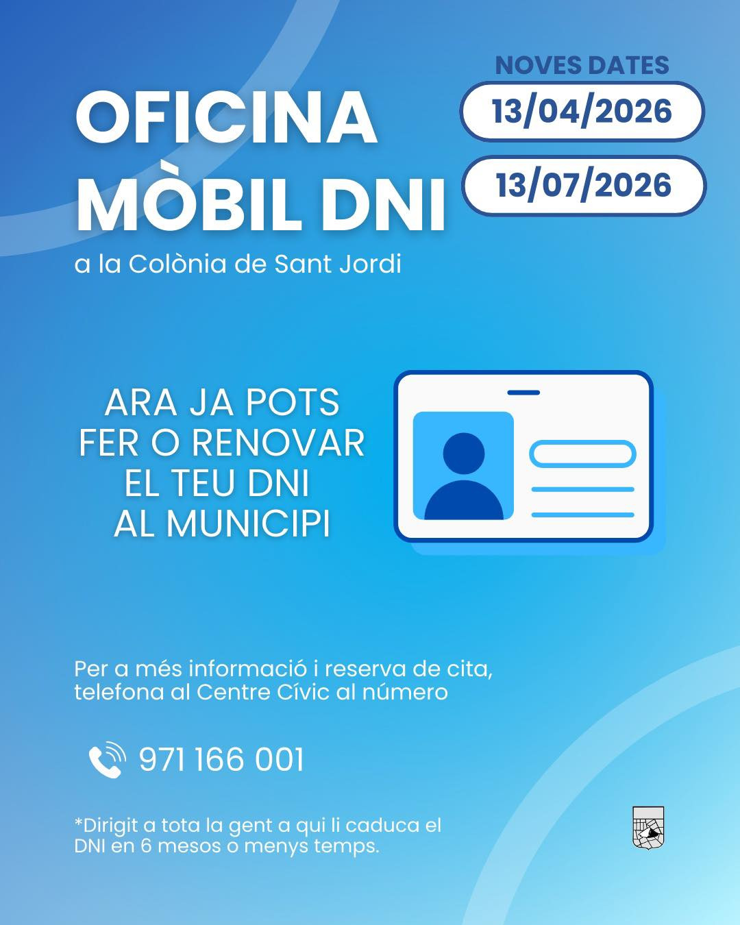 Oficina mòbil de dni