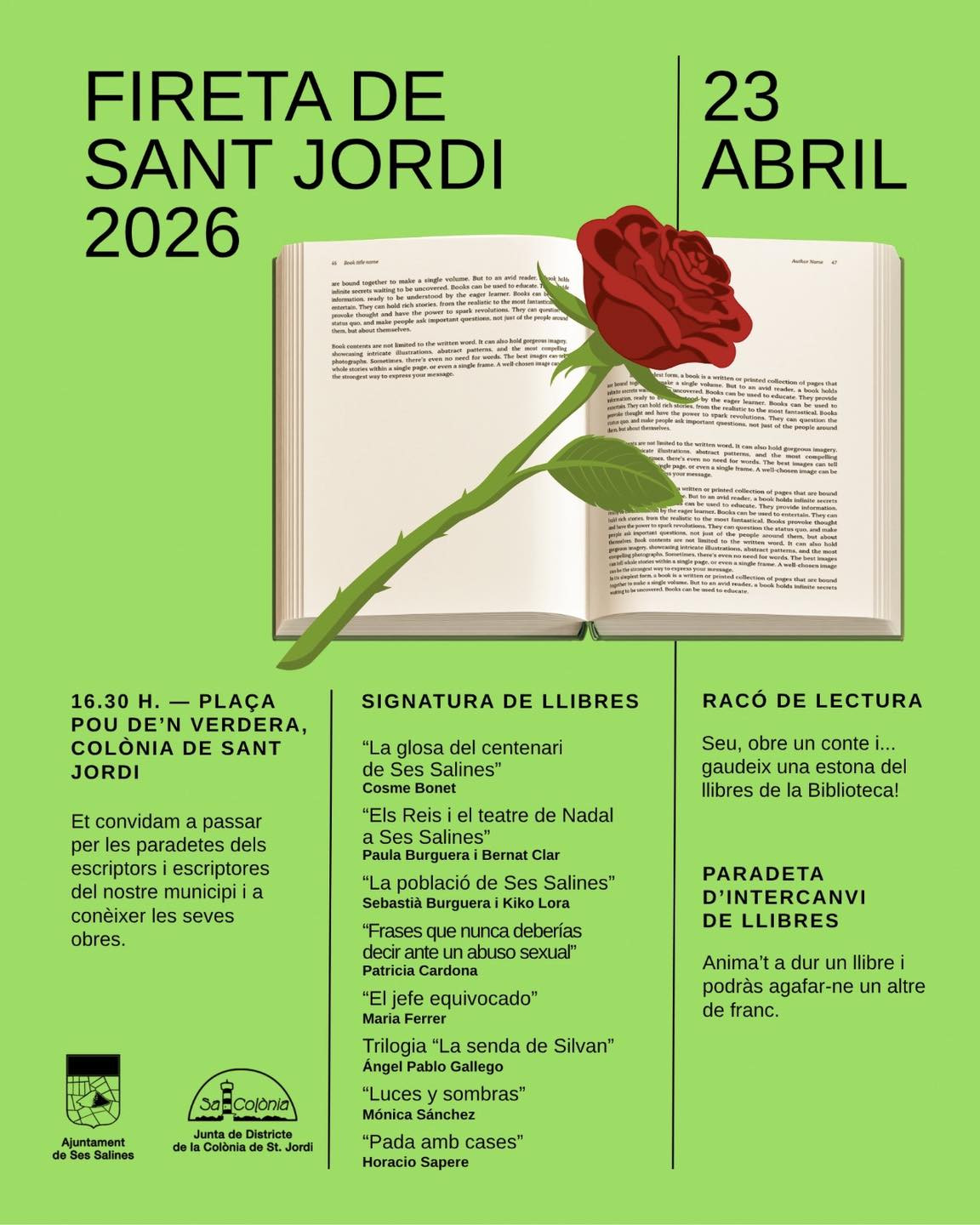 Fireta de Sant Jordi 2026