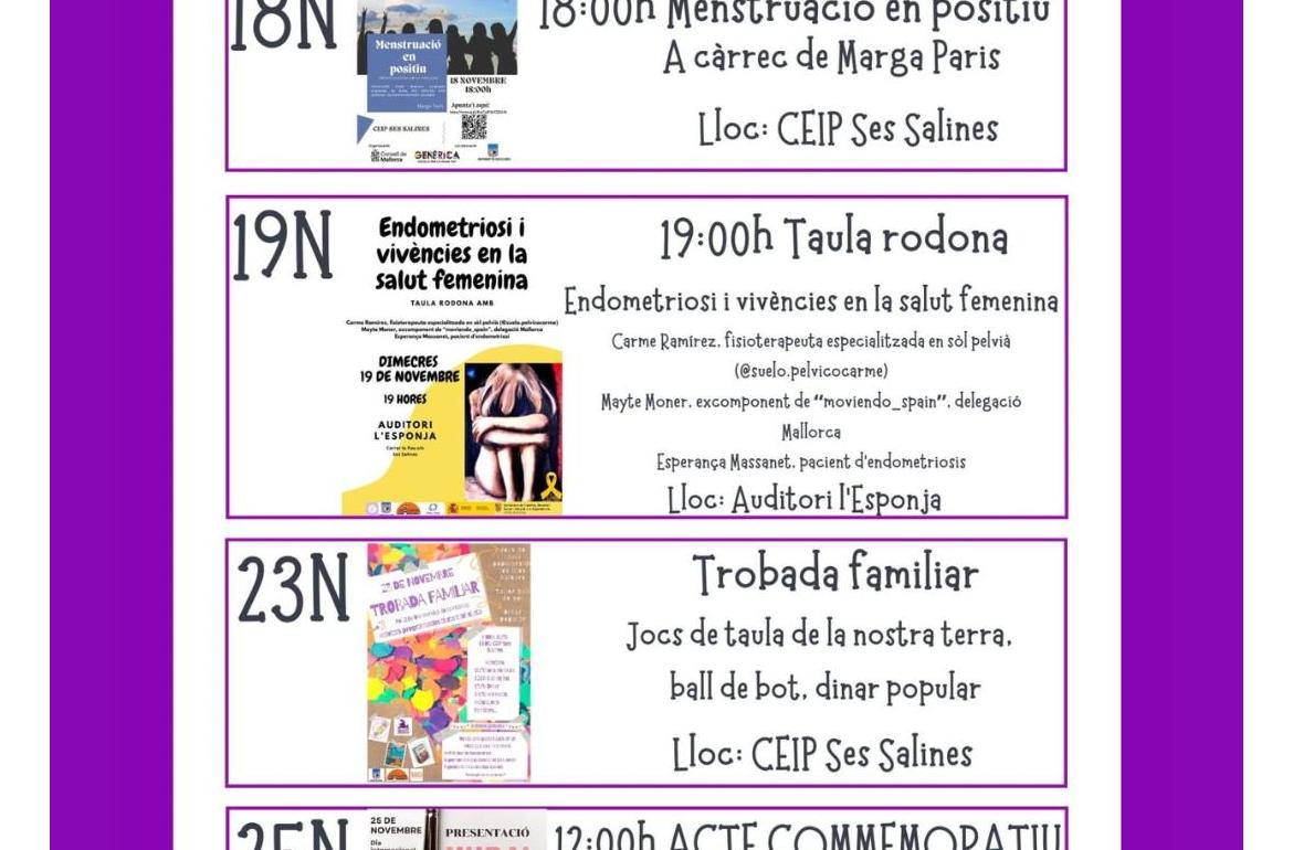 ROGRAMA D’ACTIVITATS NOVEMBRE ses salines