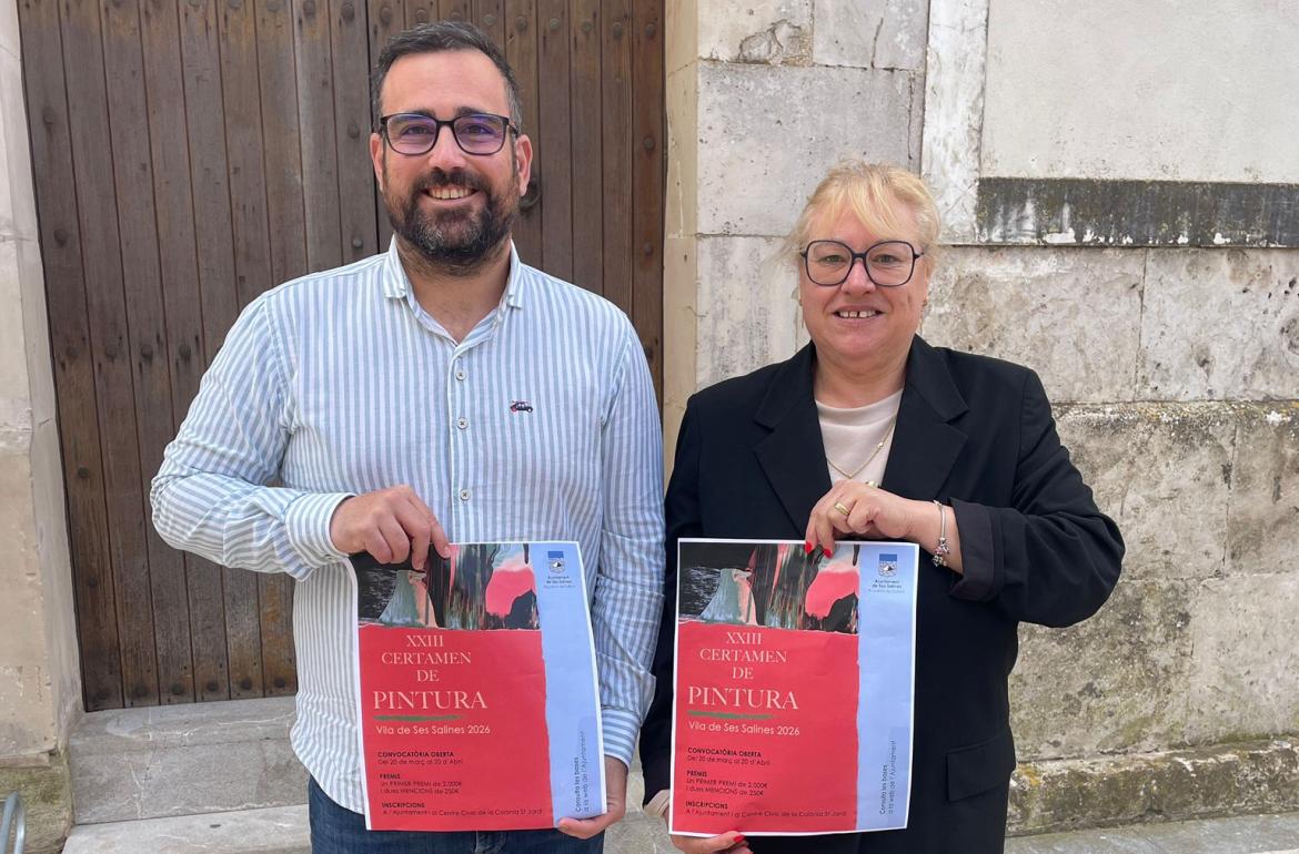 Ses Salines convoca el XXIII Certamen de Pintura Vila de Ses Salines 2026