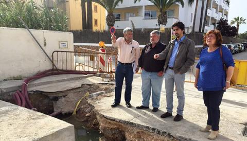 ​L'Ajuntament inverteix més de 500.000 € en millores de la xarxa de pluvials i l'embelliment de zones comunes subvencionats pel Consell de Mallorca
