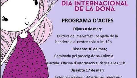 Ses Salines i la Colònia celebren el 8 de març, el Dia Internacional de la Dona