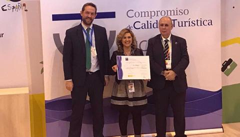 Ses Salines rep el premi SICTED a la Qualitat Turística en el marc de la fira internacional de Turisme ‘Fitur 2019’